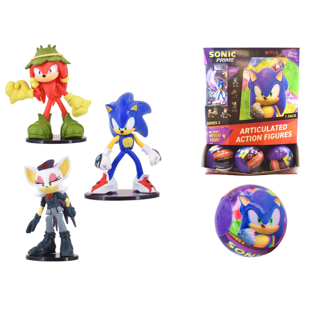 Sonic Articulated Action Figures In Gravity