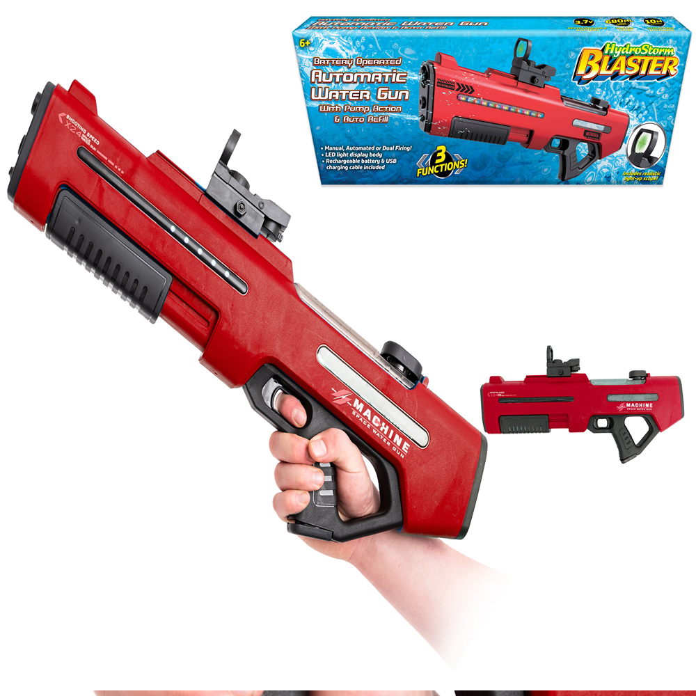 55cm B/O Water Gun Pump Action & Suction- Red