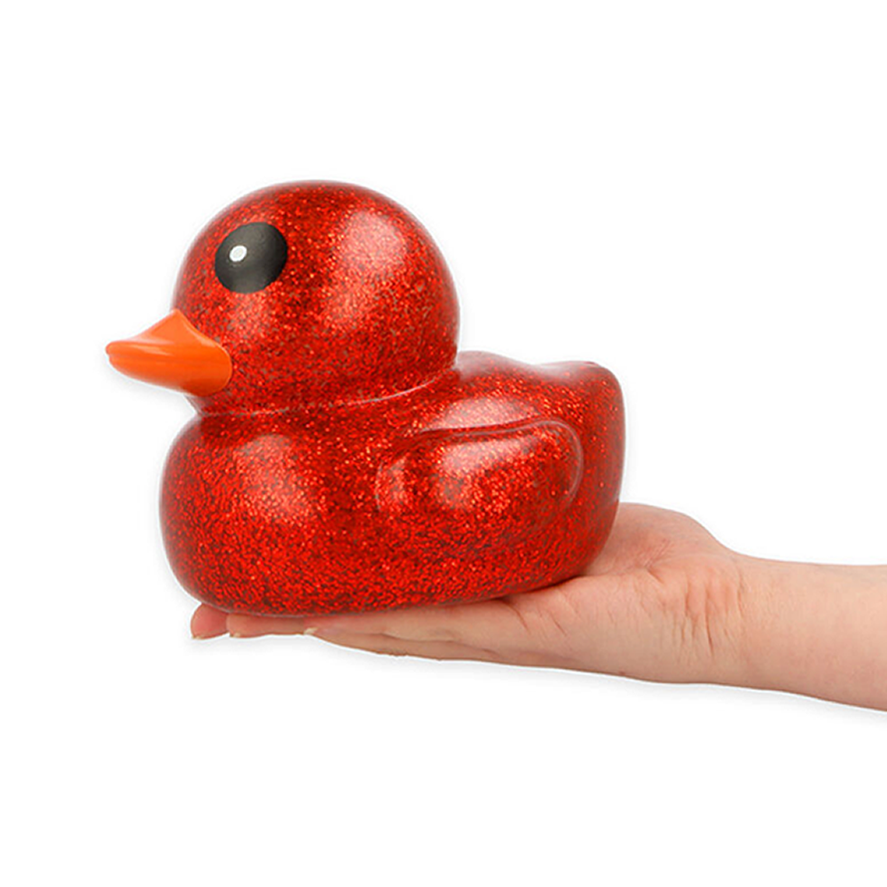 Giant Glitter Duck Toy 17.5cm
