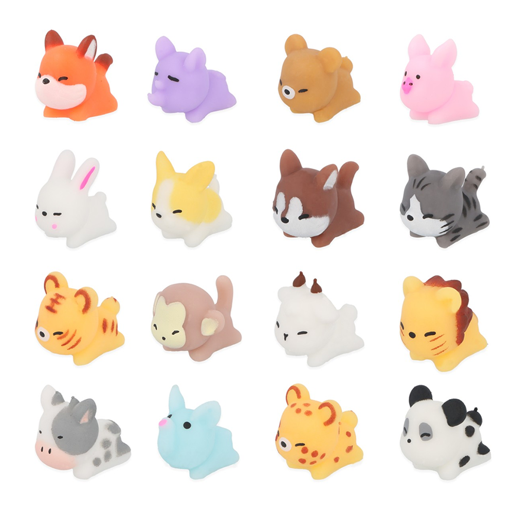 Running Animal Squishy Toys Assorted 4cm