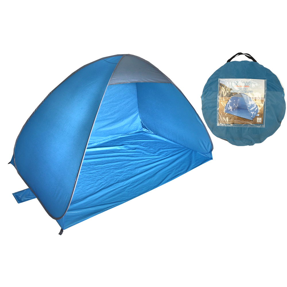 Pop Up Beach Shelter In Nylon Carry Bag