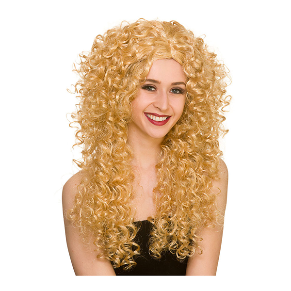 Long Curly Wig Blonde