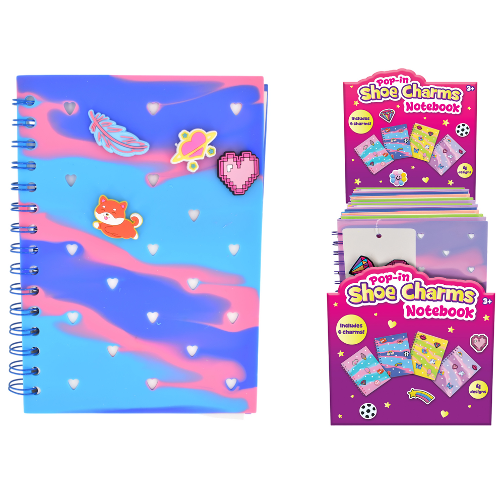 Shoe Charms Notebook Assorted