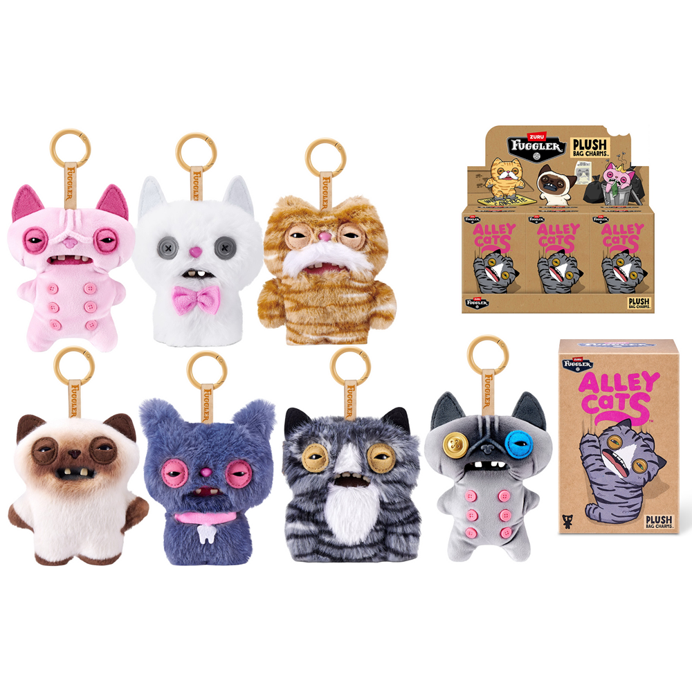 Fuggler Alley Cat Keyrings 5" S1