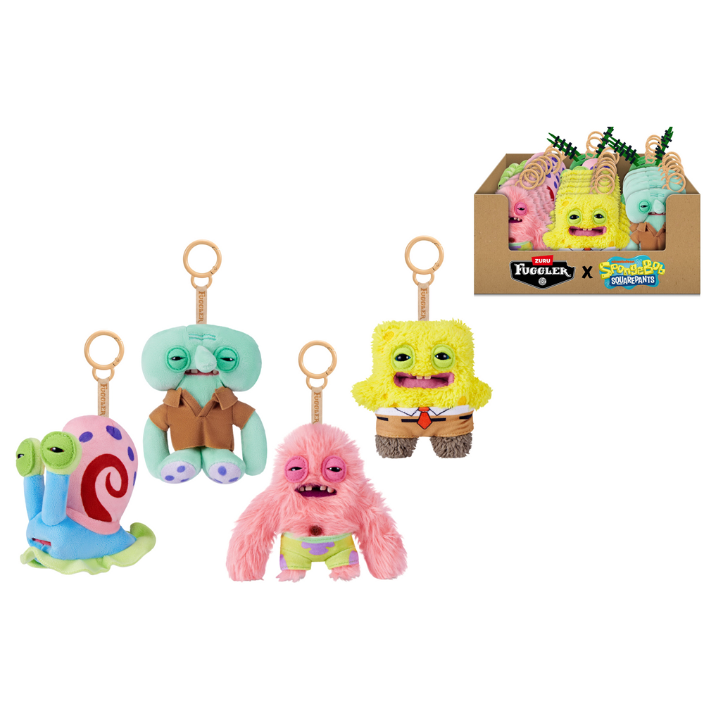 Fuggler Spongebob Keyrings 5" S1