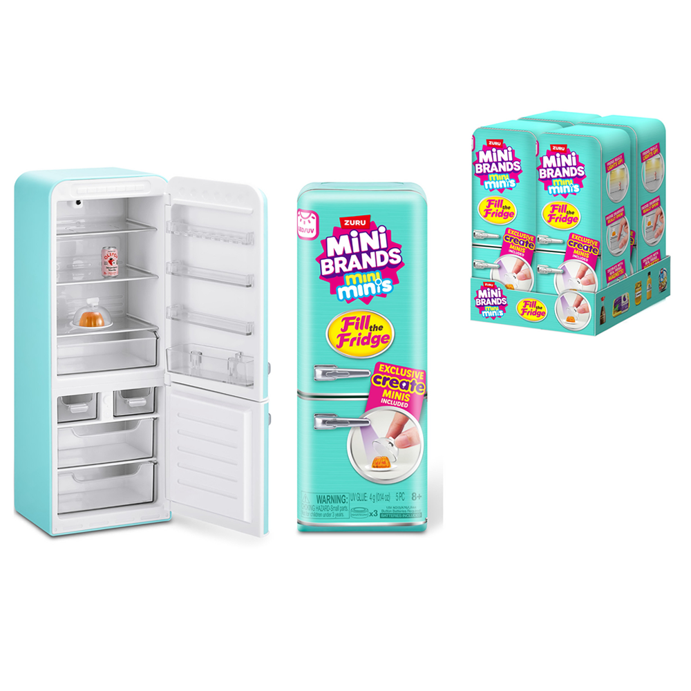 Mini Brands Fill The Fridge Playset