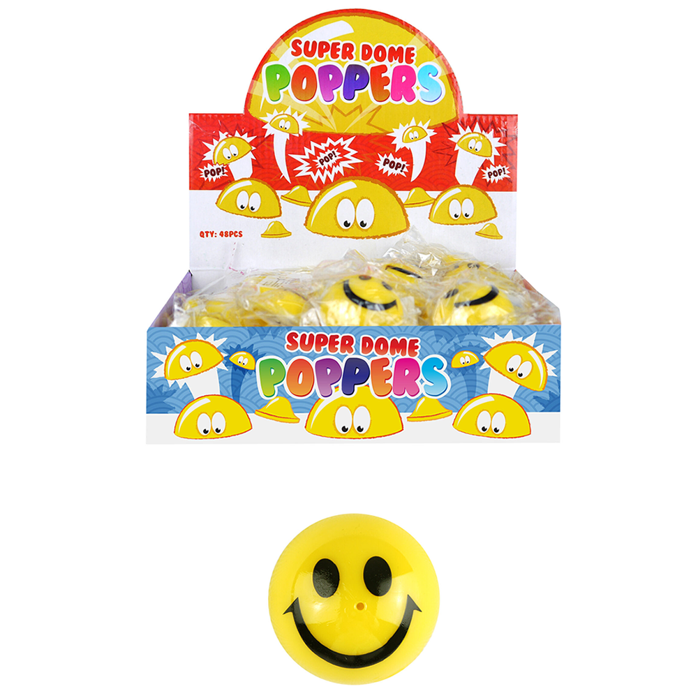 Yellow Smile Poppers 4.5cm