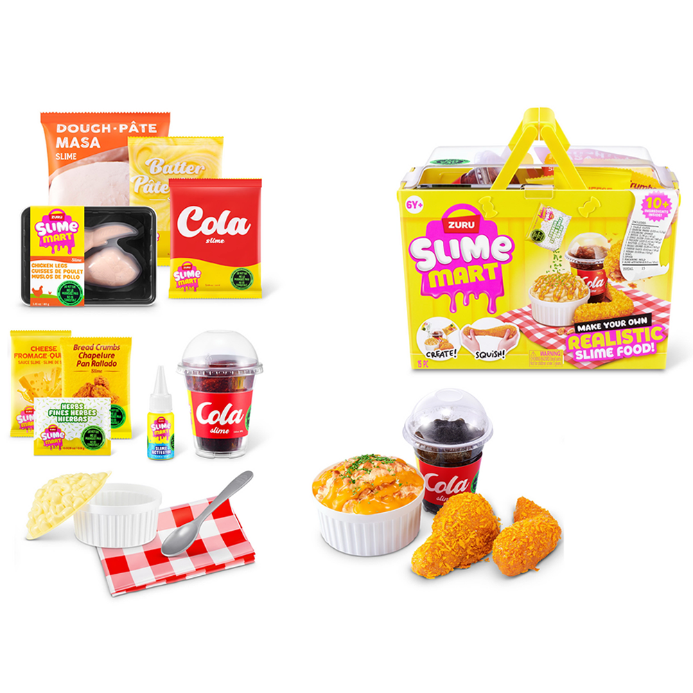 Slime Mart Small Shopping Basket Fast Food