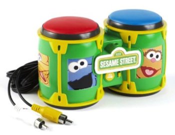 Sesame Street Plug & Play TV Game - Includes 5 Games - Jakks Pacific - 2006