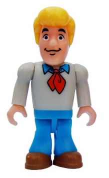 Scooby Doo - Fred Micro Figure - Character Building - 2013