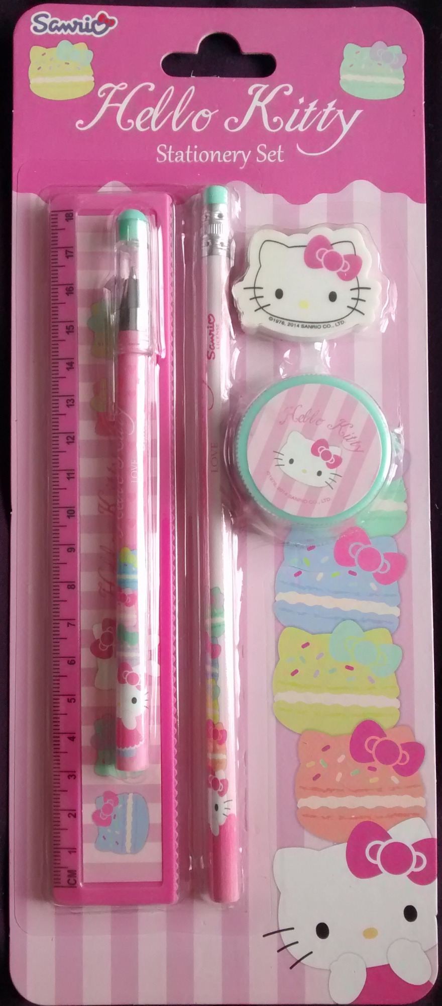 Hello Kitty - Stationery Set - 2014 - NEW