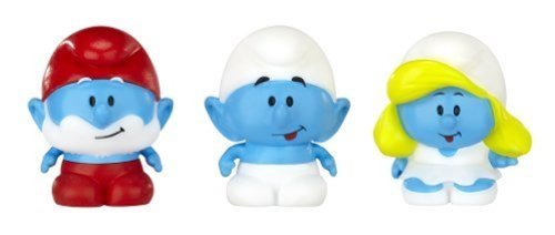 The Smurfs : Micro Village - Micro Smurf 3 Pack - Papa Smurf, Smurf And Smu