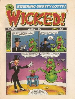 It's Wicked (Marvel) - Issue 16 - 2nd September 1989 - RARE