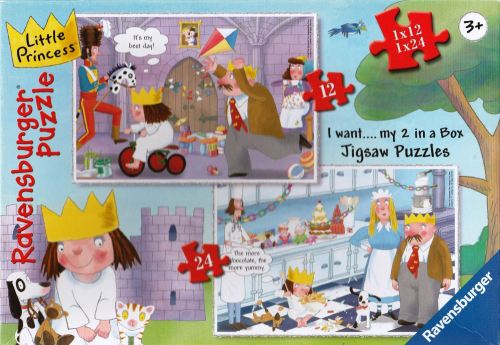 Little Princess 2-In-A-Box Jigsaw Puzzle - 12 & 24 Pieces - Ravensburger -