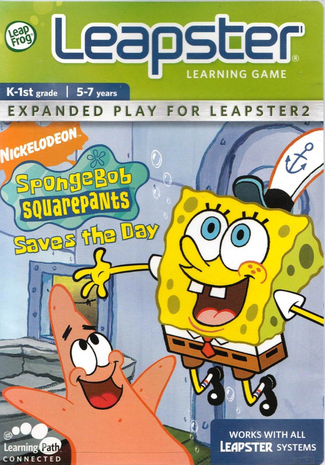 Spongebob Squarepants Saves The Day - Leap Frog Leapster - 5-7 Years - NEW