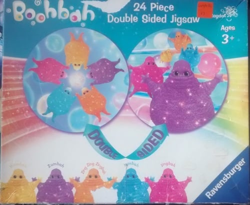 Boohbah Round Jigsaw Puzzle - Double Sided - 24 Pieces - Cbeebies - Ravensb