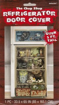 The Chop Shop - Halloween Refrigerator Door Cover - NEW