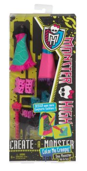 Monster High - Color Me Creepy Outfit - Add On Pack - Sea Monster - NEW - 2012