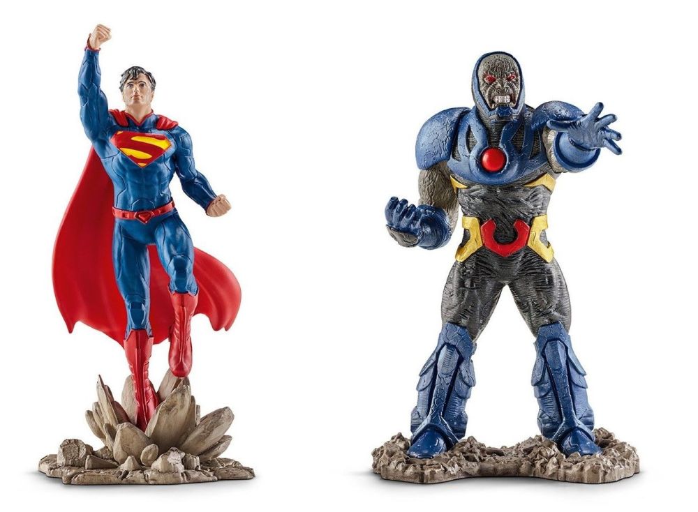 Justice League - Superman Vs Darkseid Figures - Schleich - NEW