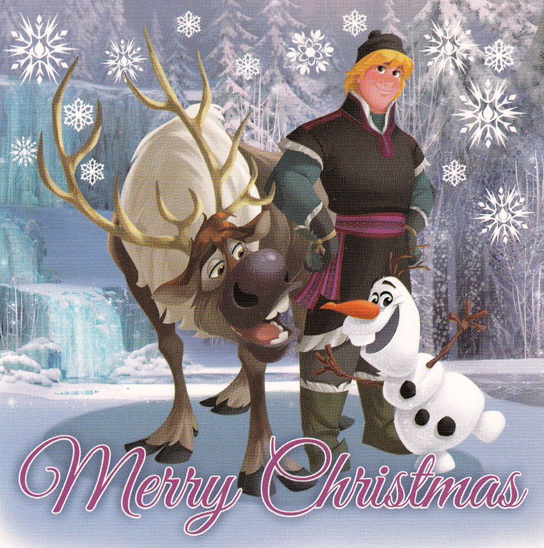 Frozen Mini Christmas Card - Kristoff, Sven And Olaf - NEW