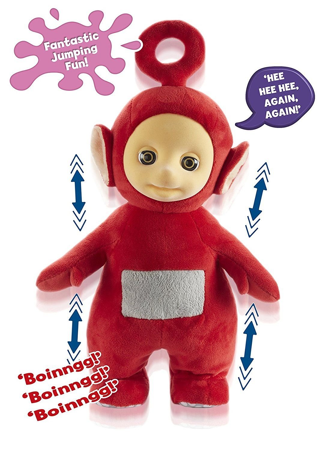 Teletubbies Jumping Po Soft Plush Toy - Cbeebies - Character - 2015 - NEW