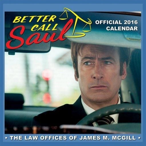 Better Call Saul : The Law Offices Of James M McGill Calendar 2016 - NEW