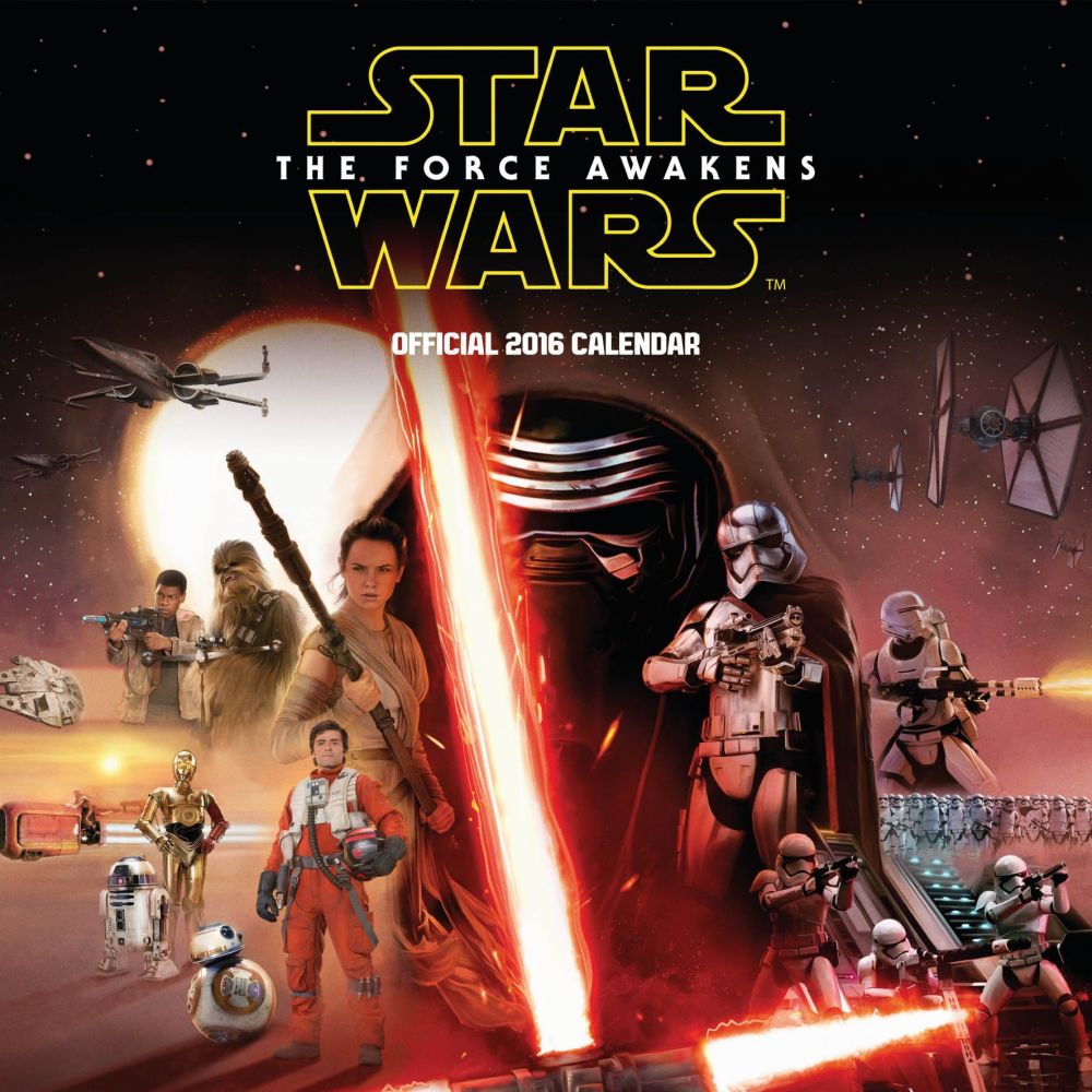 Star Wars : The Force Awakens - Calendar 2016 - Danilo - NEW