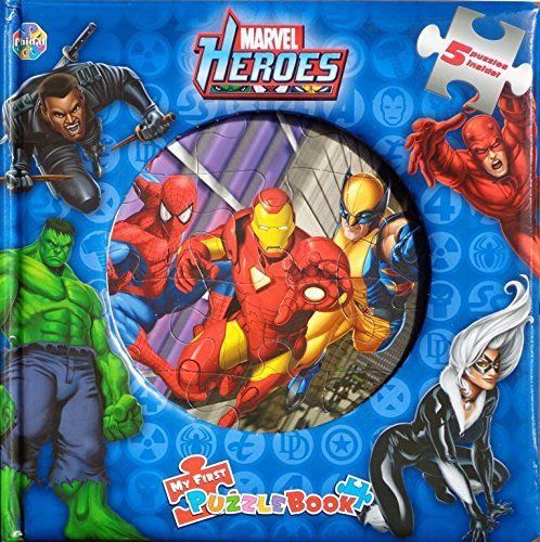 Marvel Heroes - My First Puzzle Book - Set Of 5 Jigsaws - 2010 - NEW
