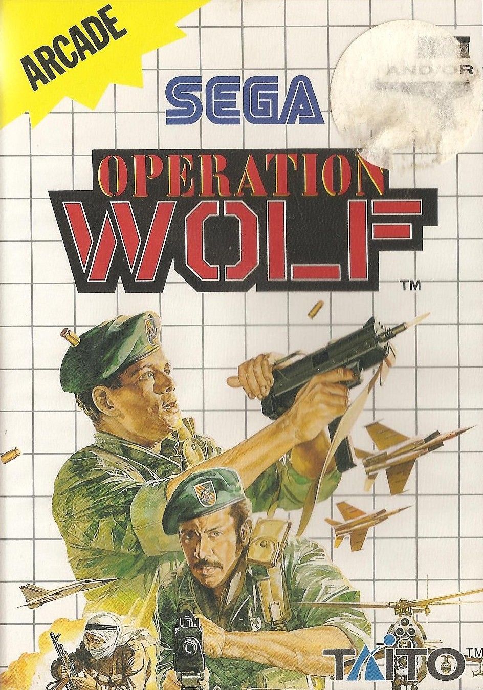 Operation Wolf - SEGA Master System - Taito - 1991