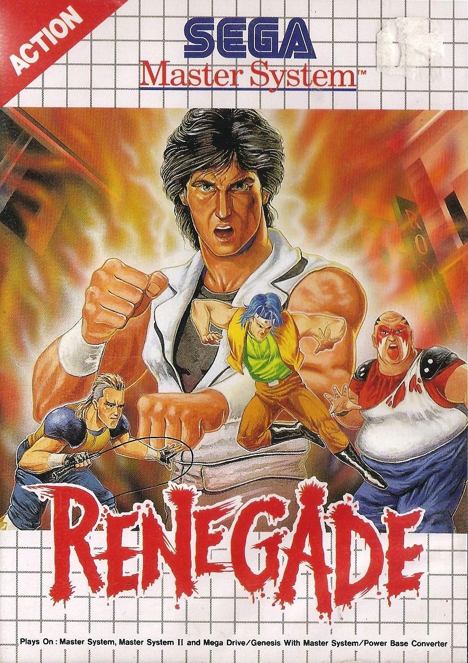 Renegade - SEGA Master System - Taito - Technos - 1993