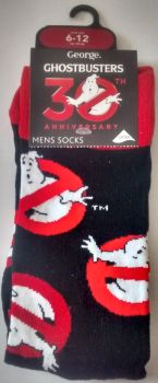 Ghostbusters Socks - Logo - Black - Mens UK 6-12