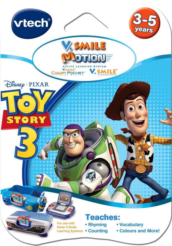 Toy Story 3 - V.Smile Motion - 3-5 Years - Pixar - NEW
