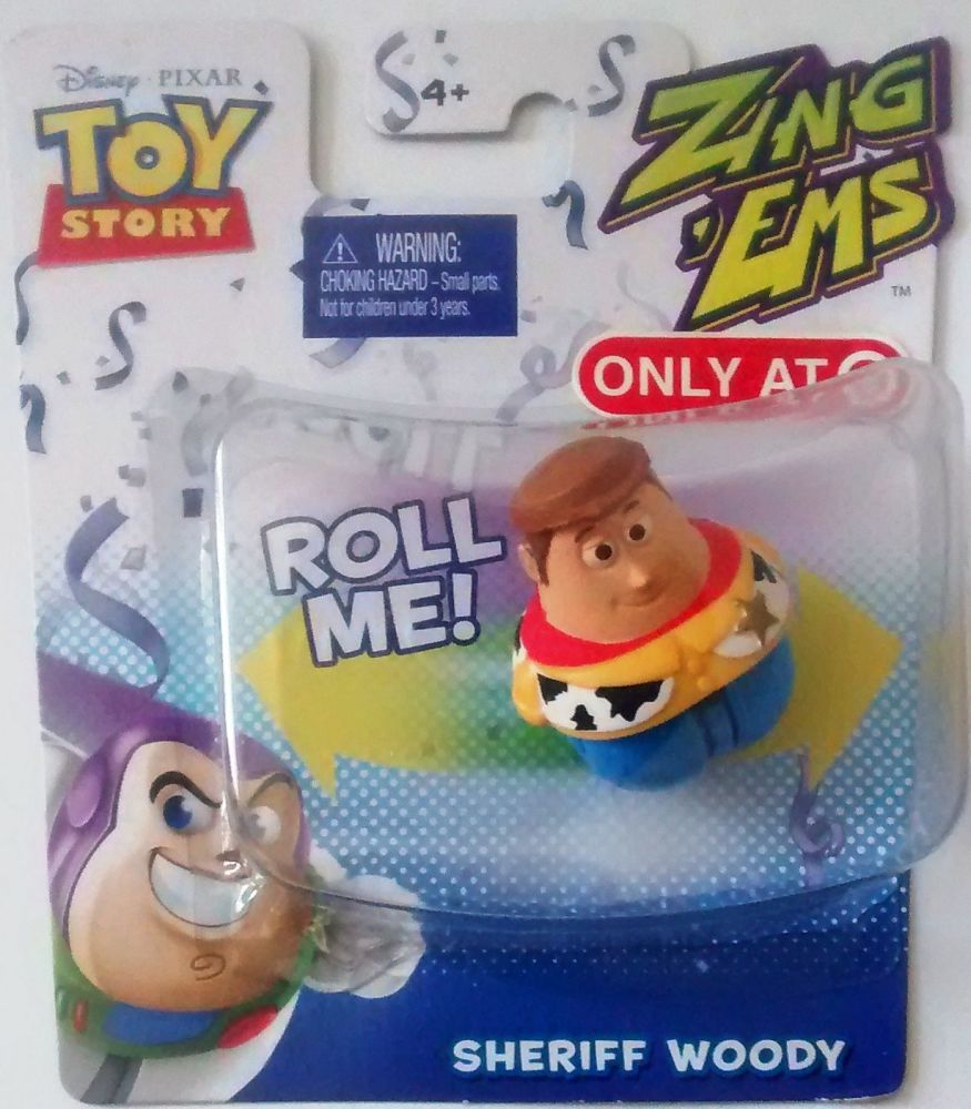 Toy Story - Zing Ems - Sheriff Woody - Pixar - NEW