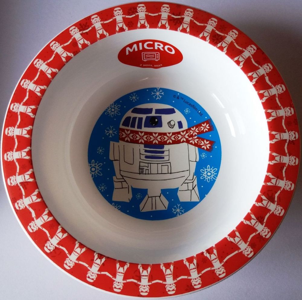 Star Wars - Christmas Bowl - R2D2 & Stormtroopers - NEW