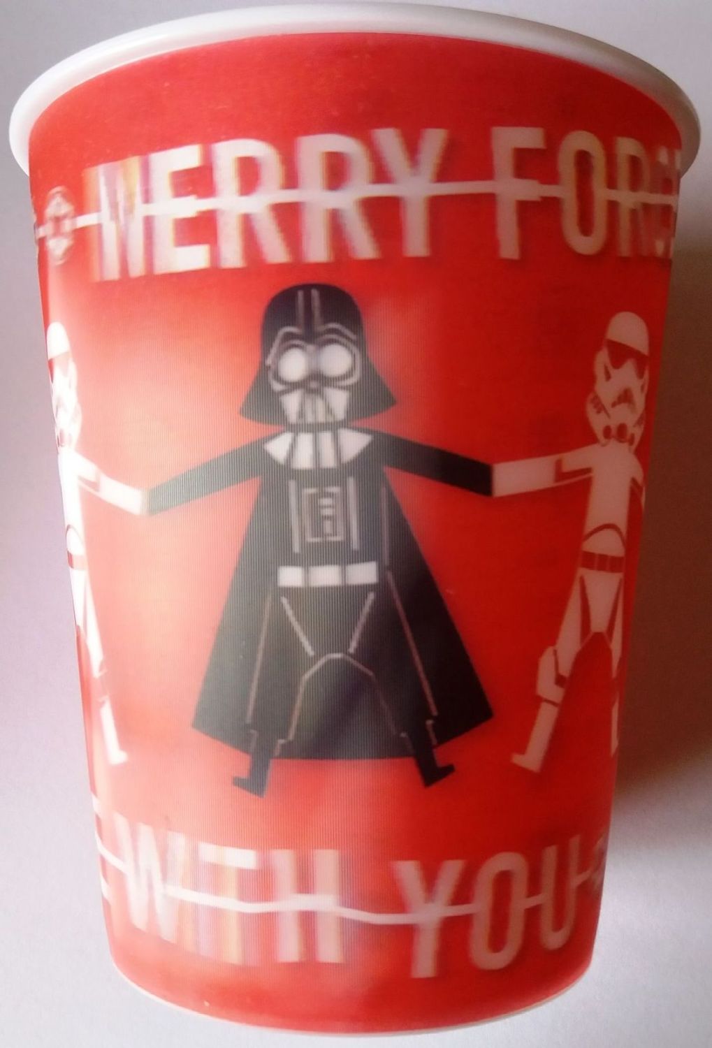 Star Wars - Christmas Lenticular Tumbler / Beaker - Darth Vader & Stormtroo