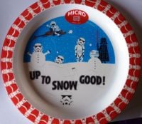 Star Wars - Christmas Plate - Darth Vader & Stormtroopers - NEW