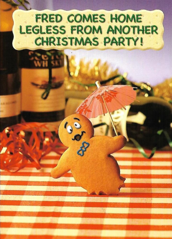 Fred And Ginger Christmas Card - Legless - NEW