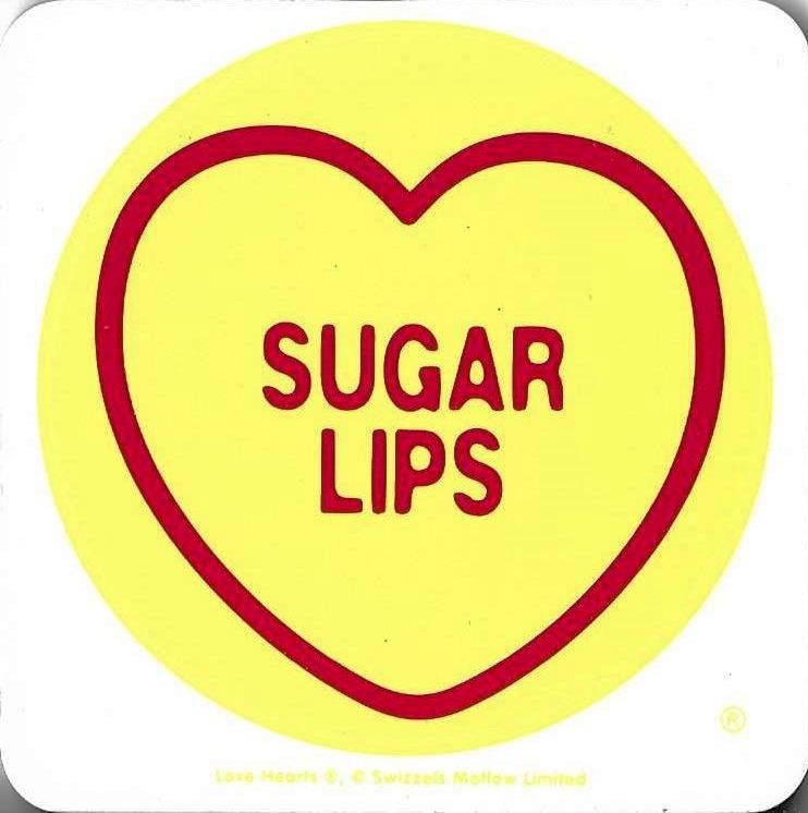 Swizzels Matlow - Love Hearts Coaster - Sugar Lips - NEW