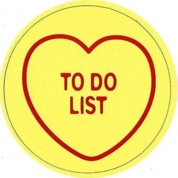 Swizzels Matlow - Love Hearts Large Magnet - To Do List - NEW