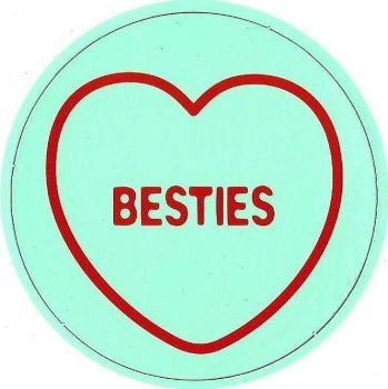 Swizzels Matlow - Love Hearts Large Magnet - Besties - NEW