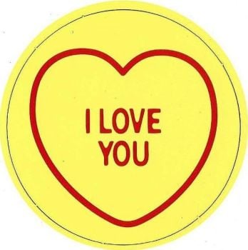 Swizzels Matlow - Love Hearts Large Magnet - I Love You - NEW