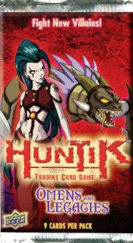 Huntik : Omens And Legacies - Trading Card Game - Pack Of 9 Cards - Upper Deck - 2009 - NEW