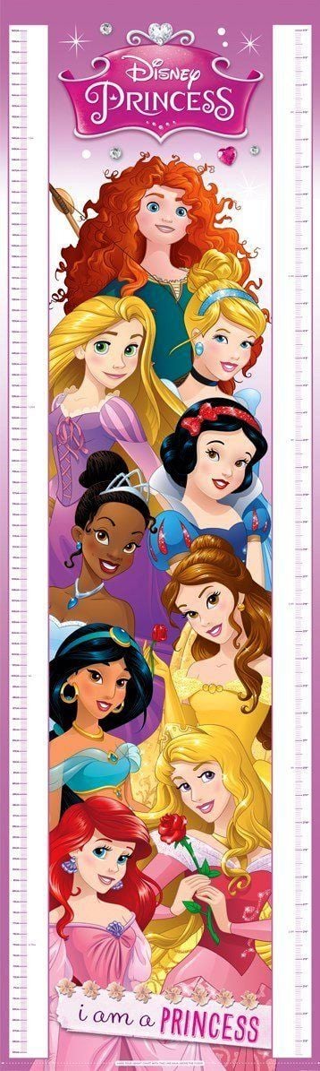 Disney Princess - Height Chart - Disney - NEW