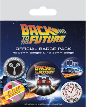 Back To The Future -  Badge Pack - NEW