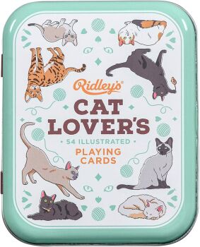 Cat Lover's Illustrated Playing Cards - Ridley's Games - NEW