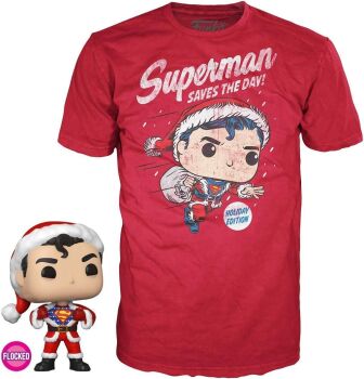 DC Comics - Superman Figure And T-Shirt Set - Funko - 2021 - NEW