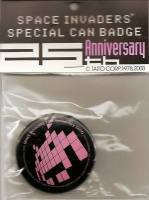 Space Invaders 25th Anniversary Badge - RARE - NEW