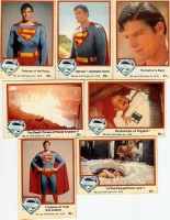 Superman : The Movie Trading Cards - Set Of 7