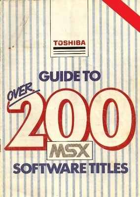 Guide To Over 200 MSX Software Titles Catalogue