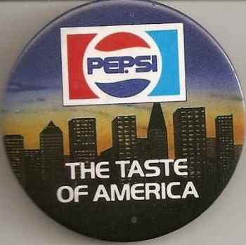 Pepsi - The Taste Of America Badge
